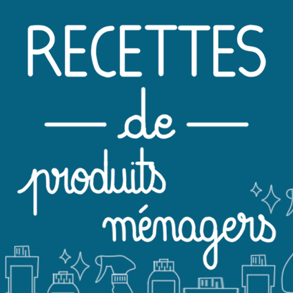 Bouton recettes produits ménagers