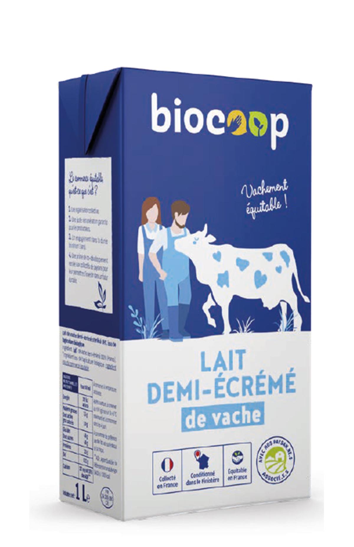 lait à la marque biocoop