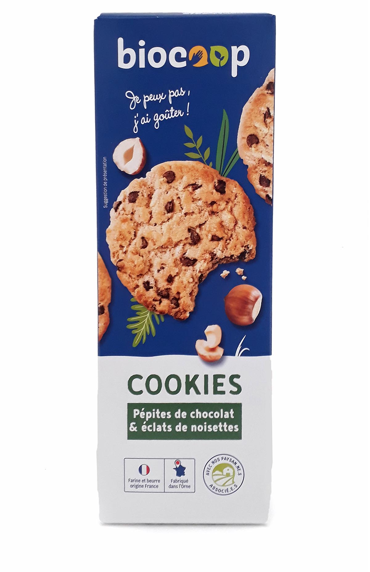 cookies chocolat noisette marque biocoop