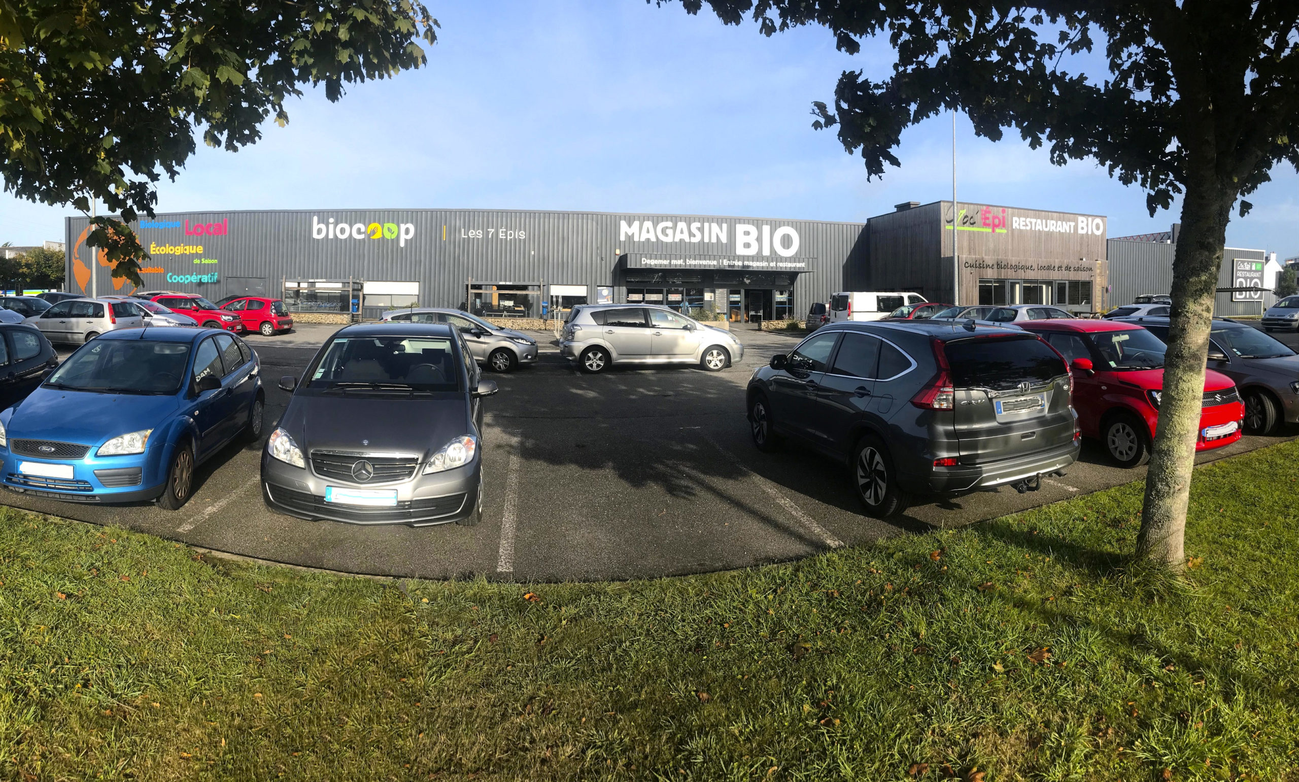 Magasin et parking Biocoop les 7 Epis Lorient Keryado