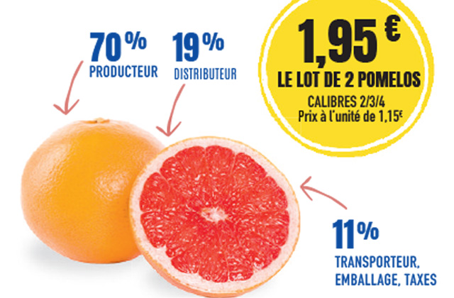 Pomelos à prix exceptionnel