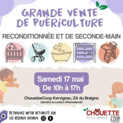 Vente puériculture reconditionnée