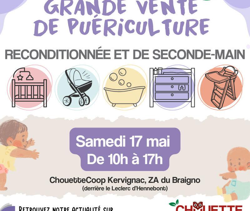 Vente puériculture reconditionnée
