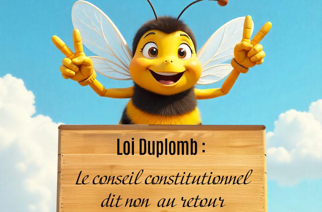 Loi Duplomb : censure du Conseil constitutionnel