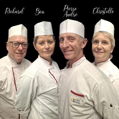 L’équipe traiteur des 7 Épis