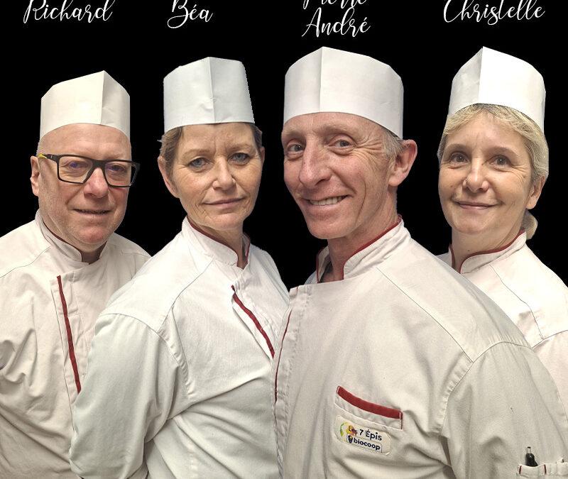 L’équipe traiteur des 7 Épis