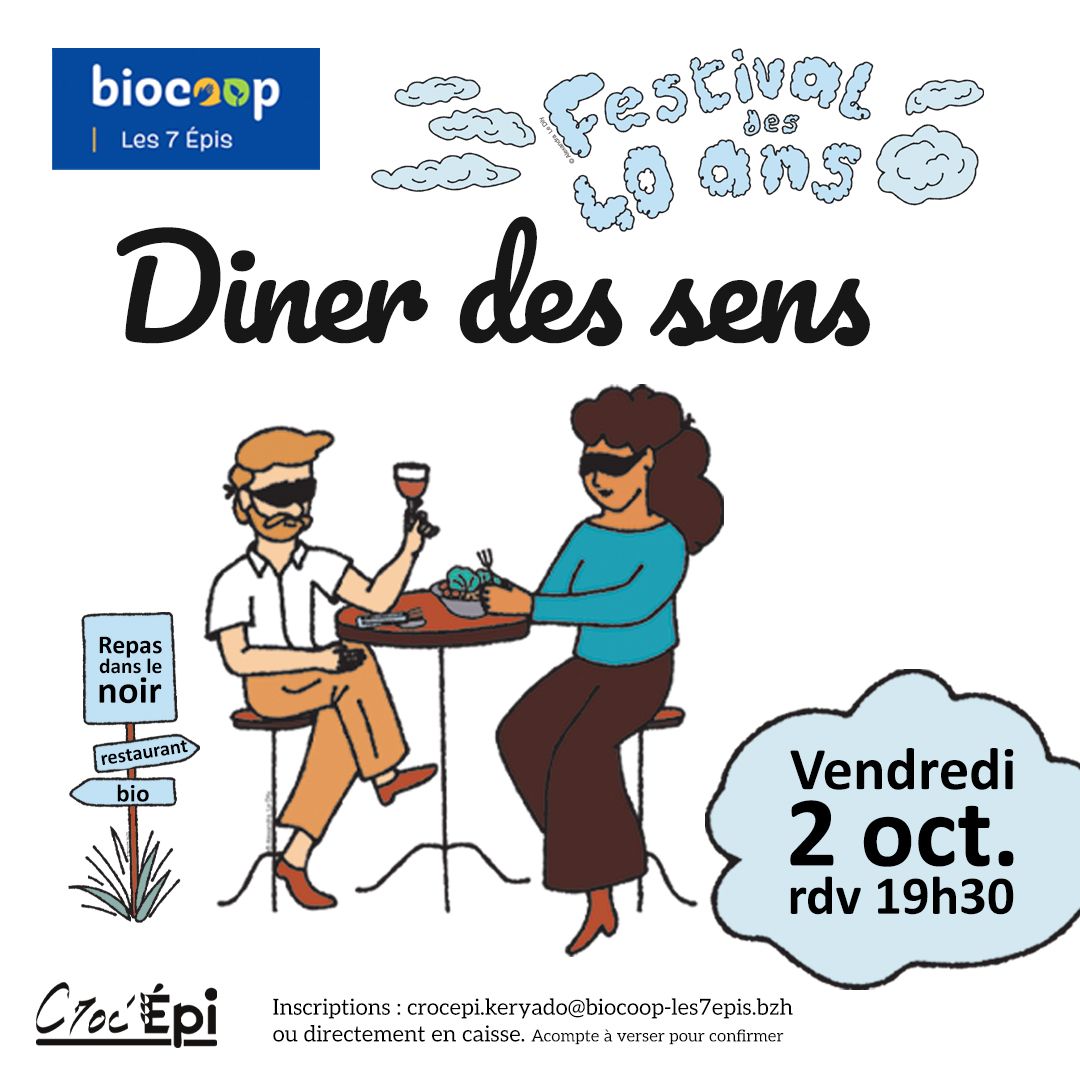 repas dans le noir carré