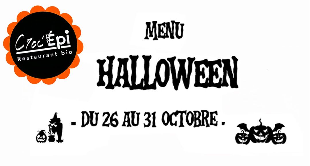 Menu Halloween du 26 au 31 octobre